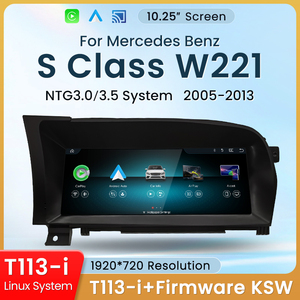 HFmidia 2026 ระบบลินุกซ์ใหม่ หน้าจอ 10.25 นิ้ว สำหรับรถยนต์เมอร์เซเดสเบนซ์ เอสคลาส W221 เครื่องเล่นวิดีโอในรถยนต์แบบไร้สาย CarPlay - Product Image 3