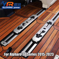 Accessoires de voiture 2015-2022, décoration noble, garniture de rail de siège, compatible avec Toyota Alphard Vellfire