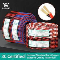 Cable RVS de Cobre Libre de Oxígeno, Aislado con PVC, 2 Núcleos, Resistente a Altas Temperaturas, 300V, para Alarma contra Incendios