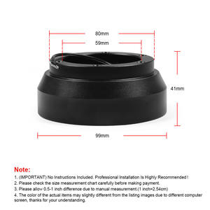 Adaptateur de volant à dégagement rapide de rechange avec bouton de klaxon pour Chevrolet Jeep Dodge - Modèles A8 A1 RS5 A6 A3 RS7 R8 - Product Image 3