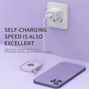 2025 Túi xách tay ngân hàng điện cung cấp 5000mAh Mặt dây chuyền Mini Móc Chìa Khóa Du Lịch khẩn cấp Powerbank với dây cáp - Product Image 5