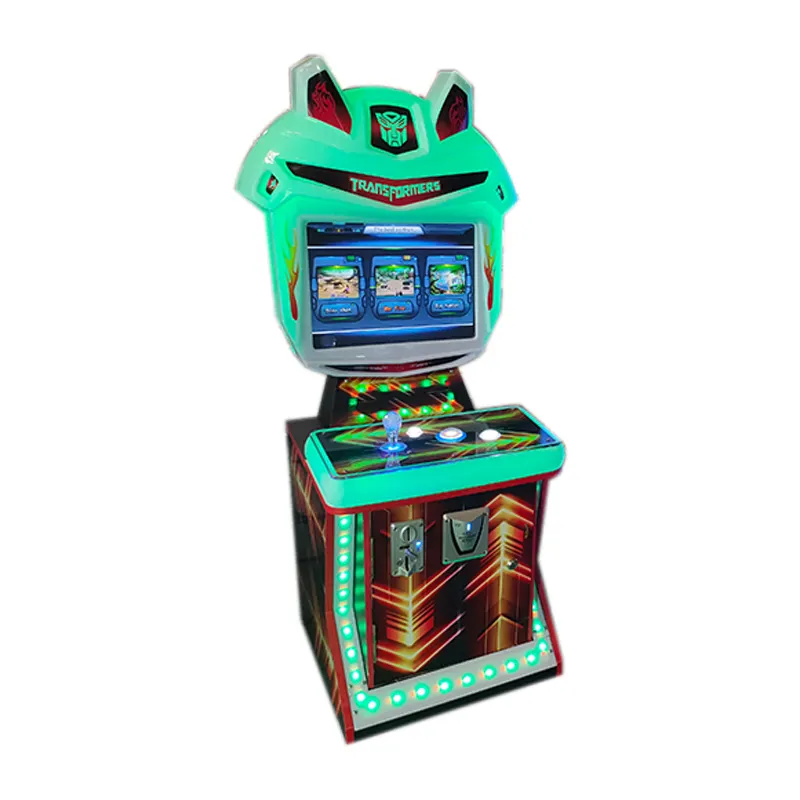 मनोरंजन पार्क सिक्का संचालित ट्रांसफार्मर कैबिनेट बच्चों आर्केड शूटिंग/बिक्री के लिए रेसिंग वीडियो गेम मशीन