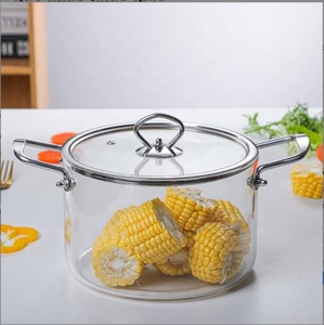 Set di Pentole in Vetro Resistente al Calore con Manici e Logo Personalizzato - Product Image 2