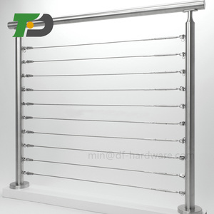 Lan can dây thép không gỉ dễ lắp đặt, giá rẻ, hệ thống căng dây, cột lan can - Product Image 4