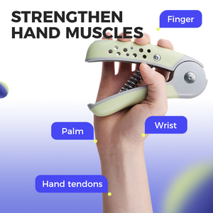 Gripper tangan latihan kekuatan pegangan tangan murah Gripper tangan latihan jari ABS + PC + TPR + MK7006-01 olahraga MIKE logam - Product Image 2