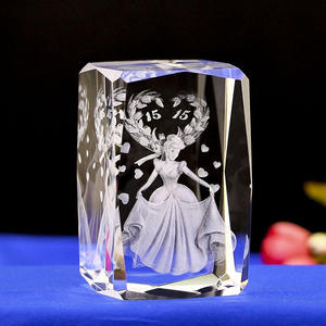 Small Bridge Wholesale Customization K9 Crystal <strong>Angel</strong> <strong>Gifts</strong> High Quality 3d Laser Engraving Crystal Cube for Souvenir <strong>Gifts</strong> - Product Image 6