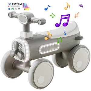 Coches Eléctricos para Niños con Pedales, 4 Ruedas, Control por Pedal, con Luces y Música, de 2 a 4 Años, Plástico, Certificado EN71 - Product Image 1