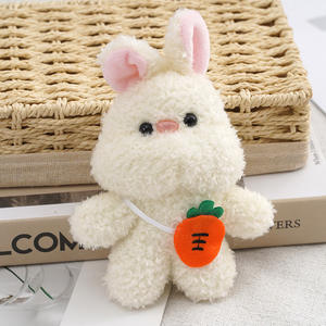 CHENXI Vente en gros – Jouets en peluche lapin de dessin animé de 12 cm, porte-clés créatif en forme d'ours en peluche, jouets en peluche animaux - Product Image 1