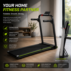 <span class=keywords><strong>Caminadora</strong></span> Plegable Automática K-FIT GSTB-4500, 14 km/h, Motor de 2.5 HP, Plataforma Ancha, Sensor de Ritmo Cardíaco, Pantalla LED Fitshow, para Ejercicio en Casa - Product Image 4