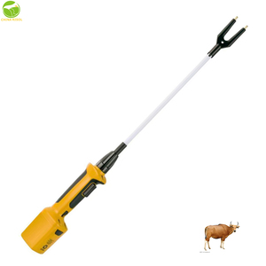 Piccolo elettrificatore portatile ricaricabile per bestiame con impugnatura corta, impermeabile, per uso in stalla - Product Image 3