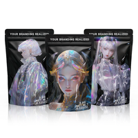 Emballage refermable anti-odeur pour biscuits, sachet debout personnalisé imprimé, bonbons, sacs en mylar de 3,5 g