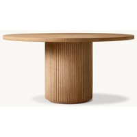 Table à manger ronde en bois massif pour hôtel, mobilier de salle à manger moderne pour la maison, ensemble de table à manger pour 4-6 personnes pour usage hôtelier