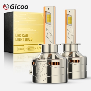 Ampoules de phares LED H7 Canbus 40000LM 400W 9005 HB3 9006 HB4 H1 H4 H8 H9 H11 12V 6000K IP67 Étanches en aluminium pour voitures - Product Image 5