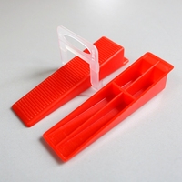 JNZ Prix usine Règle en plastique 85 mm - Chevilles de nivellement de sol et cales de nivellement de carrelage 85 mm, paquet de 100 pièces pour l'installation de carrelage