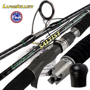 Canne à Jigging Rapide <span class=keywords><strong>Lurekiller</strong></span> 1,75 m 80-200g pour Jigging Lourd, avec Guides Fuji, Porte-<span class=keywords><strong>Moulinet</strong></span> Fuji et Carbone Toray Cross, pour Bateau en Eau Salée - Product Image 1