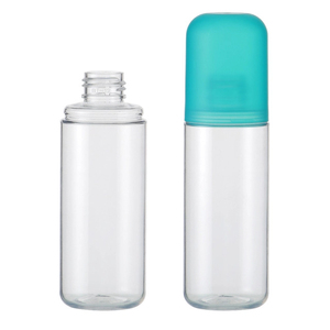 Botella de crema PET blanca opaca 80ml 100mL 120ml 150ml en forma de cilindro grande con tapa blanca para spray cosmético - Product Image 6