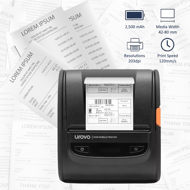 Petit Imprimante Thermique Mini Impresora Termica De Etiquetas Portatil Adhesivas Mini Portable Thermal Printer