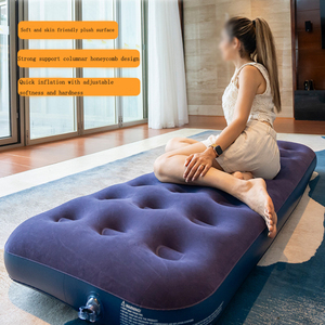 <span class=keywords><strong>Matelas</strong></span> Gonflable Individuel avec Pompe Électrique Intégrée – Lit d'Air Moderne en PVC Écologique Pliable pour un Sommeil Confortable à la Maison ou en Camping - Product Image 6