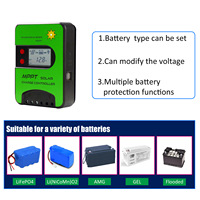 Contrôleur de charge solaire MPPT GCSOAR LDSOLAR TD 30Amp Bluetooth WIFI Télécommande 12V 24V Auto Max PV 100Vdc