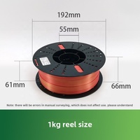 Filament d'impression 3D PLA 2025 PLA Noir Finition Soie Diamètre 1,75 mm Approvisionnement direct du fabricant pour imprimantes