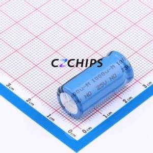 Condensateur électrolytique en aluminium à montage traversant MAL213666102E3, composant à montage traversant (THT), 1000uF, 20%, 25V, 1.071A-100Hz - Product Image 1