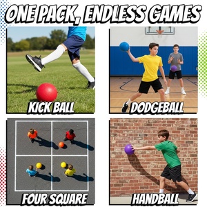 Ballons de jeu en gros : Kickball, Dodgeball, Ballons rebondissants pour enfants et adultes – Équipement de sport extérieur pour l'école et les jeux de cour - Product Image 6