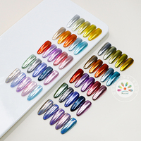 Poudre de trempage acrylique effet miroir magique titane 48 couleurs avec paillettes, matériau pailleté, poudre miroir clair de lune - Grande Vente