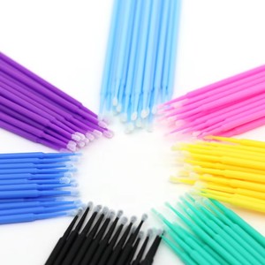 Hisopo desechable para pestañas, palo de microfibra de plástico para limpieza de extensiones de pestañas, herramienta de belleza - Product Image 6