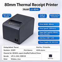 Printer Thermal Desktop 80mm Kecepatan Tinggi 230mm/s Mesin Printer Cetak Cepat Performa Stabil Pembuat Printer POS untuk Retail