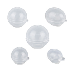 Moules en silicone DIY durables, multi-tailles, à large application, pour bombes de bain, glaçons et résine, formes sphériques - Product Image 3