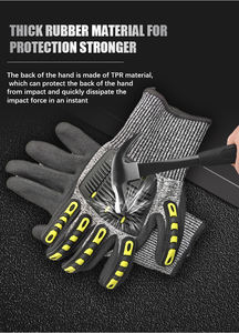 Guantes Tácticos de Alta Seguridad Resistentes a Impactos, Guantes Anti-Impacto, Guantes de Trabajo Resistentes a Impactos - Product Image 6