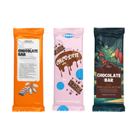Sacs d'emballage en plastique recyclables de qualité alimentaire, imprimés sur mesure, en aluminium laminé, pour barres chocolatées et emballages de bonbons