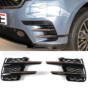 Carcasa de faro antiniebla, cubierta de marco de faro antiniebla, cubierta de marco de faro, kit de carrocería inferior para Range Rover Velar 2017-2022, accesorios exteriores - Product Image 1