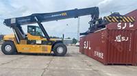 Reachstacker de conteneurs 45T XCS4541K, puissance 265 kW, conforme à la norme EU Stage V, prêt pour les opérations portuaires intensives et la logistique des terminaux de conteneurs