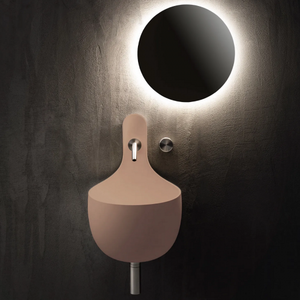 Falper Otre moderno lavabo de mano tradicional Cristalplant vidrio templado porcelana mármol cuarzo piedra incluido tradicional moderno - Product Image 5