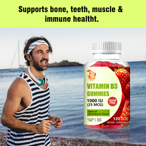 Gomitas Dietéticas Herbales Naturales de Marca Privada con Vitamina D y Sodio que Favorecen la Salud de Huesos, Dientes, Músculos e Inmunidad, Gomitas de Vitamina D3 - Product Image 5