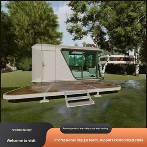 Contenedor de Suministros para Cápsulas Espaciales, <span class=keywords><strong>Caja</strong></span> de Vivienda, Casa de Campaña Móvil para Exteriores, Villa <span class=keywords><strong>Rural</strong></span>, Calefacción de Grafeno, Acceso Inteligente, Fluorocarbono - Product Image 3