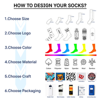 Chaussettes de sport pour hommes, chaussettes de compression Coolmax personnalisées, épaisses, à fond en tissu éponge, pour activités de plein air, course à pied sur sentier