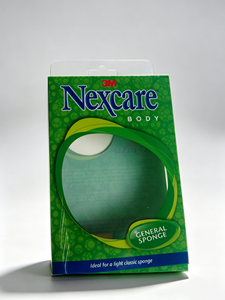 Boîte d'emballage personnalisée pour éponge de bain avec logo — Boîte de gros pour éponges de bain et éponges de maquillage, emballage de présentation en plastique transparent - Product Image 1