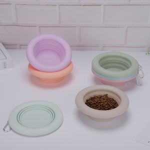 Customizable Collapsible <strong>Pet</strong> Bowl Non-Slip Wide Rim, Food Grade Silicone Foldable Design for Small <strong>Animals</strong> - Product Image 3