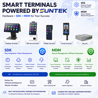 Terminal Punto de Venta con Pantalla Táctil de 15.6 Pulgadas SUNTEK, Kiosco de Pago de Autoservicio, Máquina POS de Escritorio con Soporte NFC