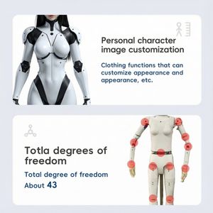 <span class=keywords><strong>Robot</strong></span> <span class=keywords><strong>de</strong></span> Bienvenida Biónico con 15 Características Faciales, 12 Modos <span class=keywords><strong>de</strong></span> Baile y Sistema Android 10.0 - Product Image 3