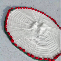 Selimut Rajut Bunga Mawar Warna-warni Hadiah Hari Valentine Pernikahan Hari Ibu untuk Pacar Ibu  Buket Bunga Buatan Tangan