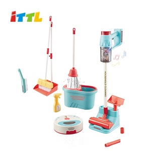 Nouvel arrivage d'outil <span class=keywords><strong>de</strong></span> nettoyage <span class=keywords><strong>de</strong></span> maison en plastique ensemble <span class=keywords><strong>de</strong></span> jouets pour enfants drôle semblant <span class=keywords><strong>de</strong></span> jouer jouets d'entretien ménager préscolaire - Product Image 1