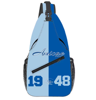 Mochila Bandolera Personalizada al por Mayor Zeta Amicae 1948, Bolsa de Pecho Deportiva para Viajes, Regalo de Hermandad, Bolsa Bandolera Zeta Phi Beta, Moda Casual