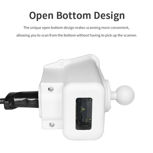 Supports de fixation VIN neufs blancs pour lecteurs de codes-barres avec base sphérique de 1,5 po pour applications médicales/chariots élévateurs/entrepôts/fermes - Product Image 4