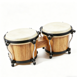 Bongos al por Mayor de 6.5 y 7.5 Pulgadas, Instrumento de Percusión de Madera, Congas para Niños, Adultos y Principiantes - Product Image 4