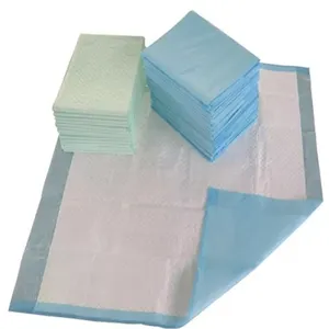 Fraldas médicas descartáveis para adultos, fraldas enfermagem adultas azuis ou brancos 60x90