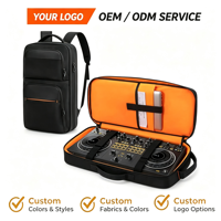 Mochila de controlador de DJ acolchada de nailon impermeable personalizada para DDJ 400/SB2/SB3/funda de transporte para ordenador portátil de 1/2/1/1