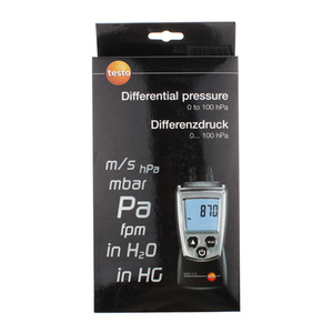 เครื่องวัดดิฟเฟอเรนเชียลดิจิตอล Testo 510 สำหรับห้องสะอาด ตรวจจับแก๊สรั่วในท่อ เครื่องมือทดสอบ - Product Image 4
